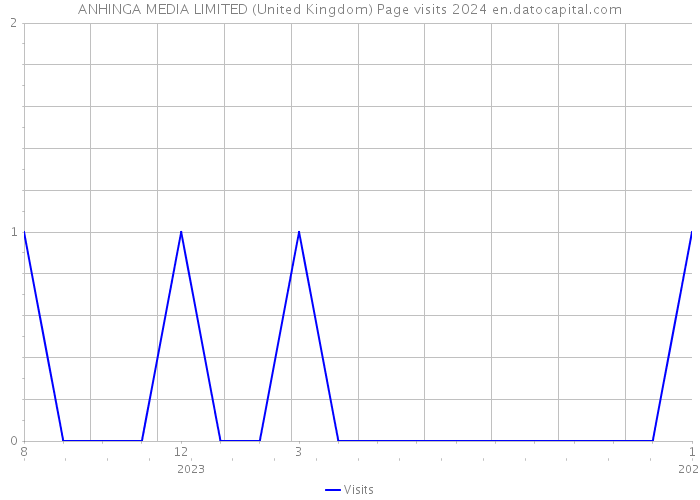 ANHINGA MEDIA LIMITED (United Kingdom) Page visits 2024 