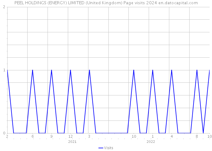 PEEL HOLDINGS (ENERGY) LIMITED (United Kingdom) Page visits 2024 