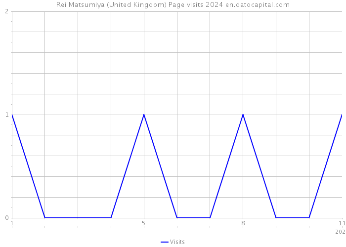 Rei Matsumiya (United Kingdom) Page visits 2024 
