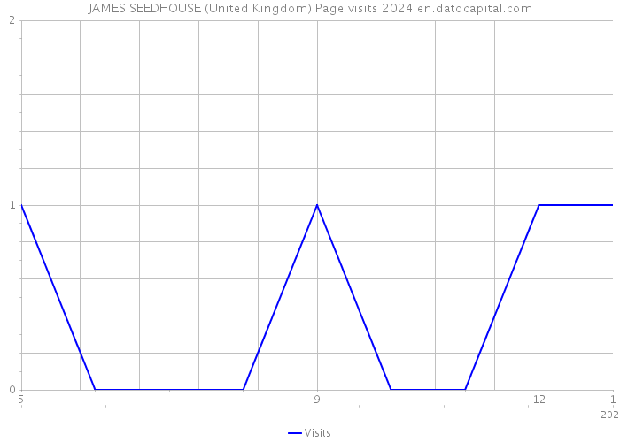 JAMES SEEDHOUSE (United Kingdom) Page visits 2024 
