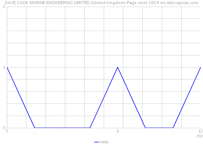 DAVE COOK MARINE ENGINEERING LIMITED (United Kingdom) Page visits 2024 