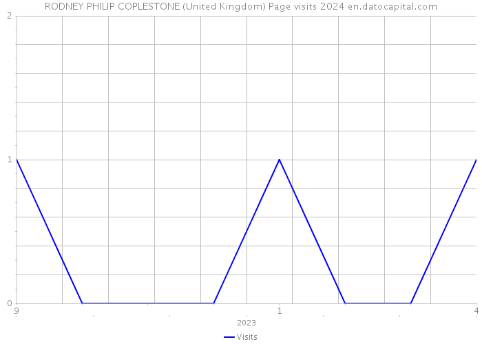 RODNEY PHILIP COPLESTONE (United Kingdom) Page visits 2024 