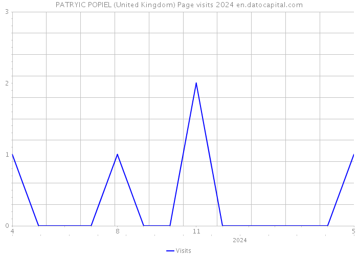 PATRYIC POPIEL (United Kingdom) Page visits 2024 