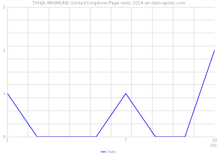 TANJA WASMUND (United Kingdom) Page visits 2024 