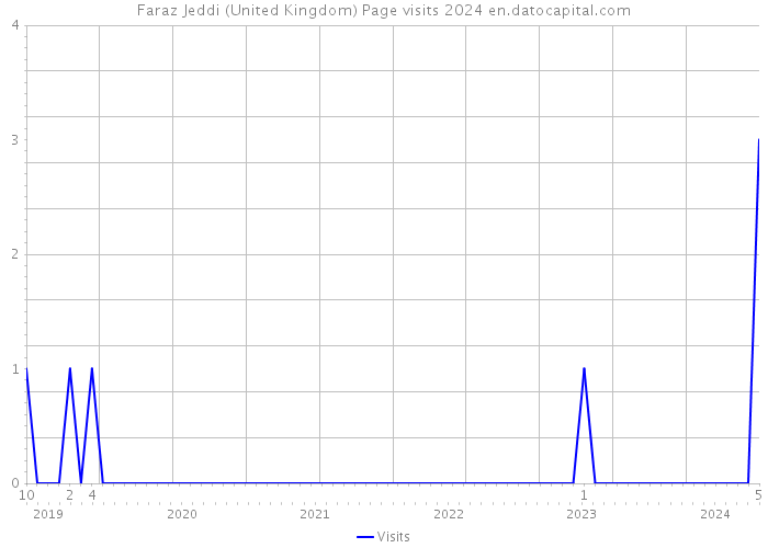 Faraz Jeddi (United Kingdom) Page visits 2024 