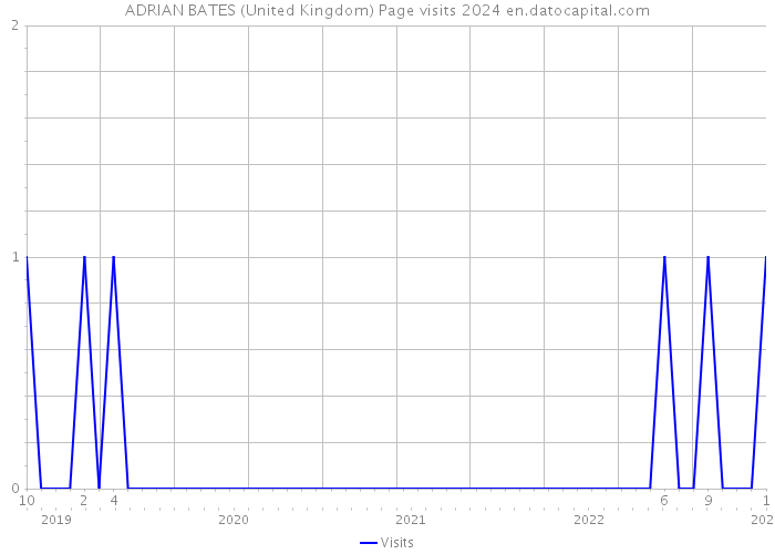 ADRIAN BATES (United Kingdom) Page visits 2024 