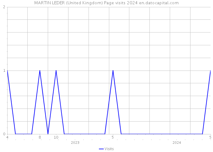 MARTIN LEDER (United Kingdom) Page visits 2024 