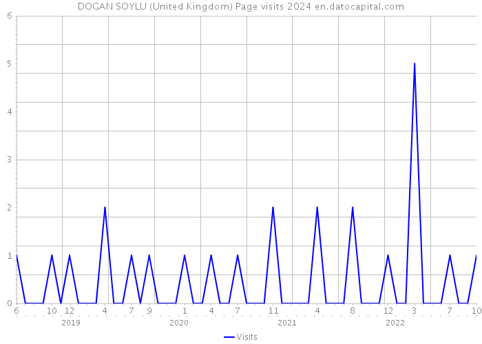 DOGAN SOYLU (United Kingdom) Page visits 2024 