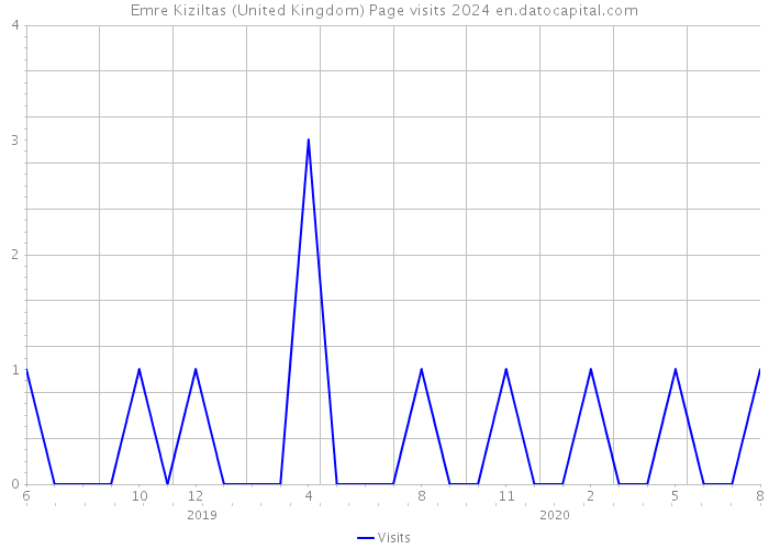 Emre Kiziltas (United Kingdom) Page visits 2024 