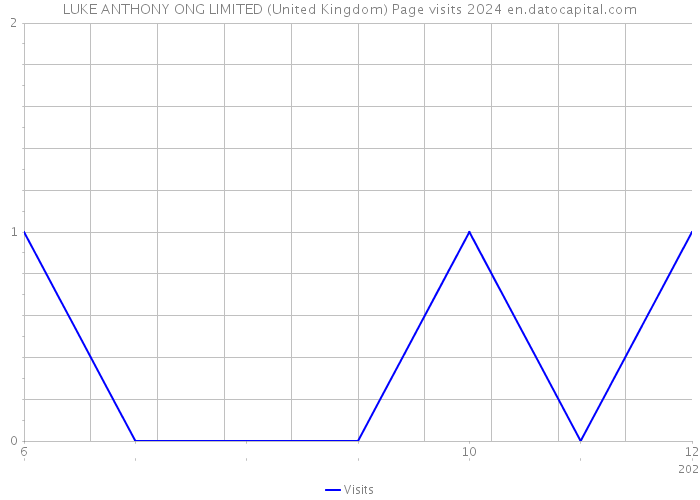 LUKE ANTHONY ONG LIMITED (United Kingdom) Page visits 2024 
