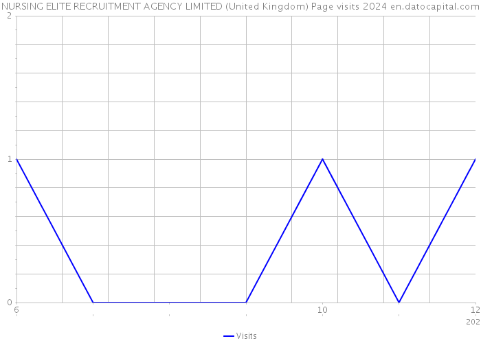 NURSING ELITE RECRUITMENT AGENCY LIMITED (United Kingdom) Page visits 2024 