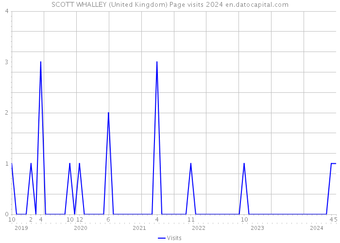 SCOTT WHALLEY (United Kingdom) Page visits 2024 