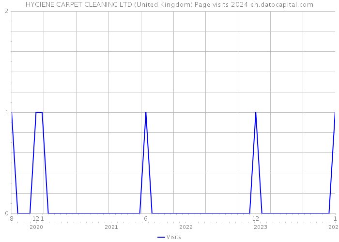 HYGIENE CARPET CLEANING LTD (United Kingdom) Page visits 2024 
