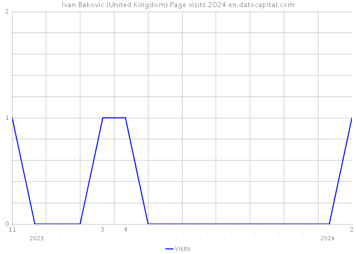 Ivan Bakovic (United Kingdom) Page visits 2024 