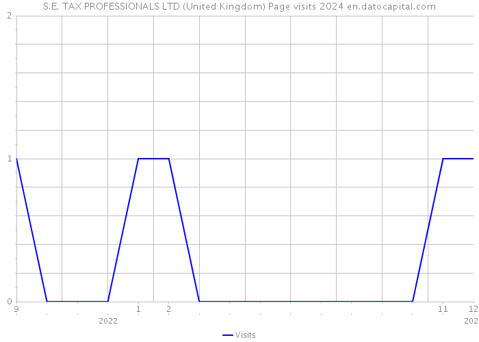 S.E. TAX PROFESSIONALS LTD (United Kingdom) Page visits 2024 
