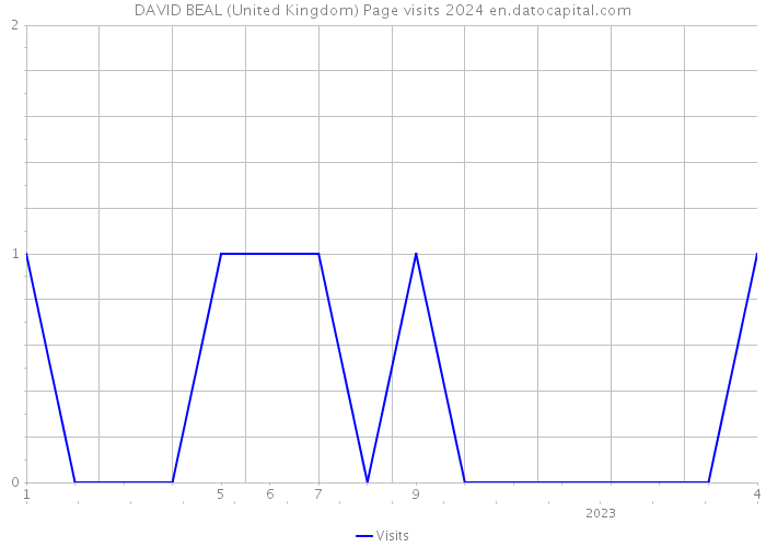 DAVID BEAL (United Kingdom) Page visits 2024 