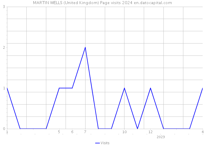 MARTIN WELLS (United Kingdom) Page visits 2024 
