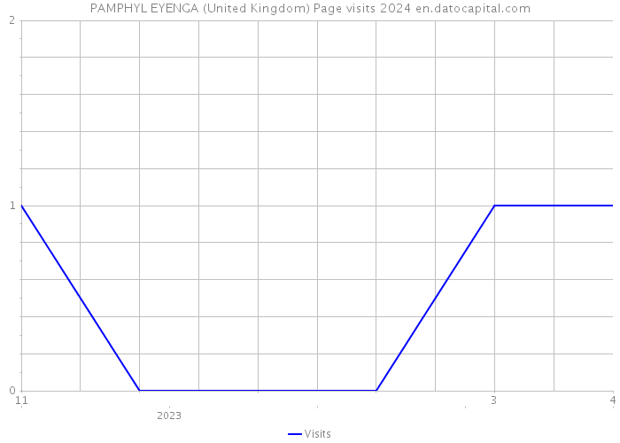 PAMPHYL EYENGA (United Kingdom) Page visits 2024 