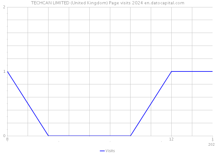 TECHCAN LIMITED (United Kingdom) Page visits 2024 