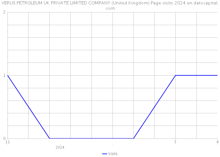 VERUS PETROLEUM UK PRIVATE LIMITED COMPANY (United Kingdom) Page visits 2024 