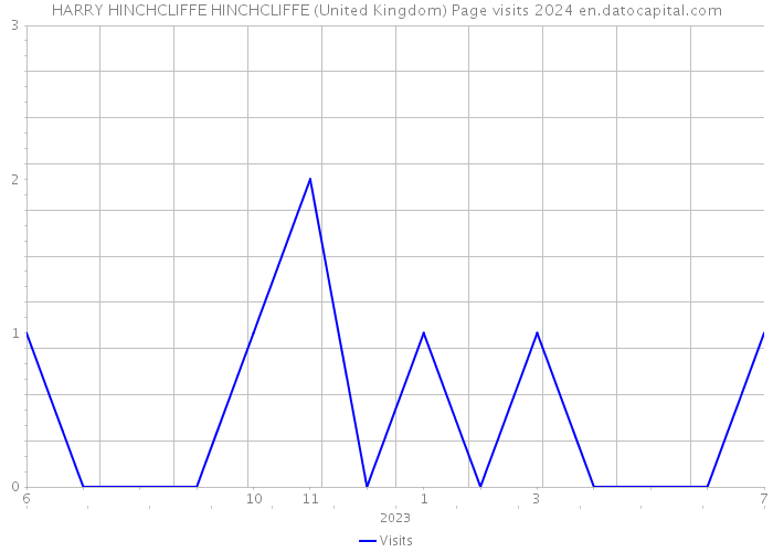 HARRY HINCHCLIFFE HINCHCLIFFE (United Kingdom) Page visits 2024 