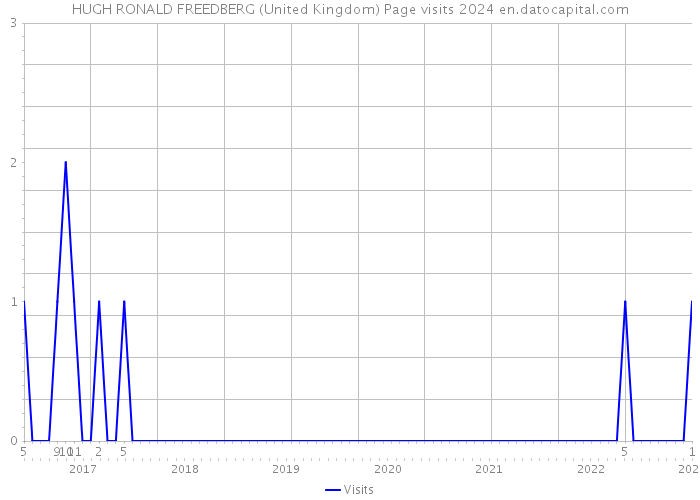 HUGH RONALD FREEDBERG (United Kingdom) Page visits 2024 
