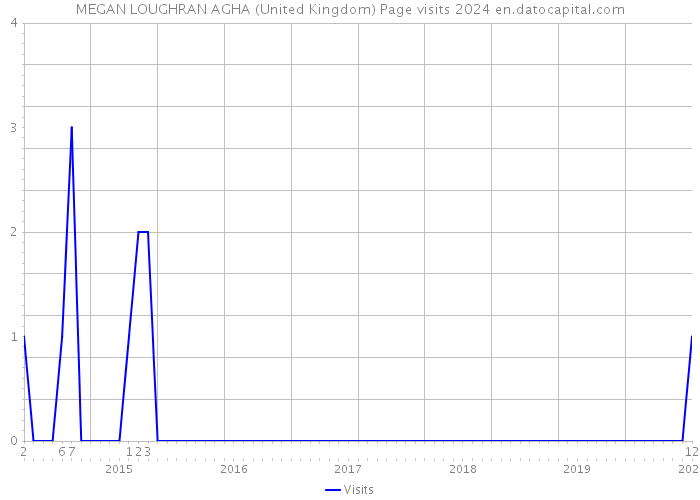 MEGAN LOUGHRAN AGHA (United Kingdom) Page visits 2024 