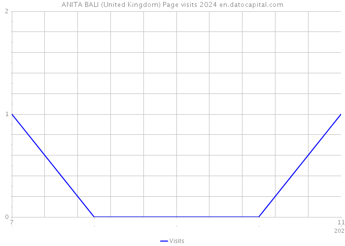 ANITA BALI (United Kingdom) Page visits 2024 