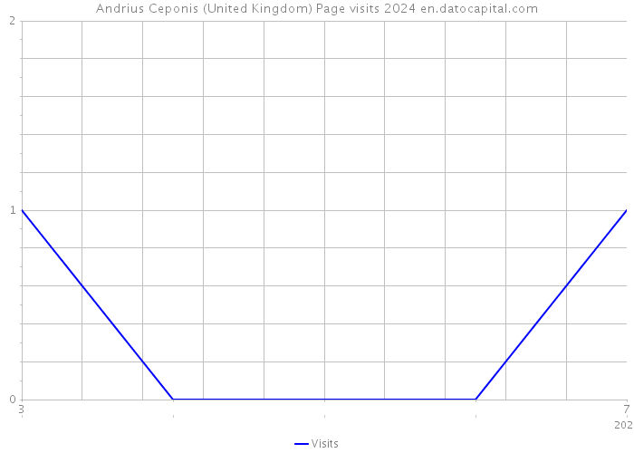 Andrius Ceponis (United Kingdom) Page visits 2024 