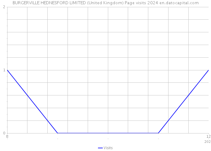 BURGERVILLE HEDNESFORD LIMITED (United Kingdom) Page visits 2024 