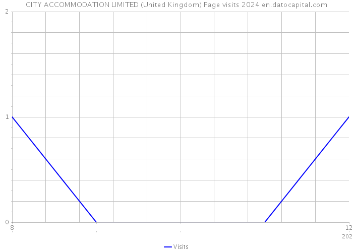 CITY ACCOMMODATION LIMITED (United Kingdom) Page visits 2024 