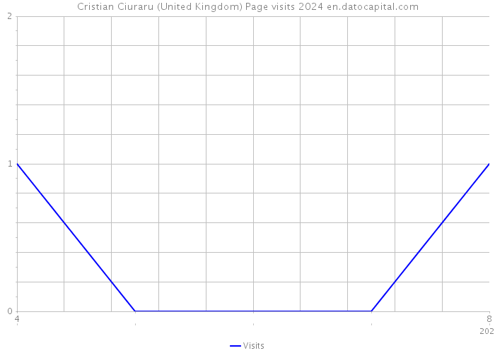 Cristian Ciuraru (United Kingdom) Page visits 2024 