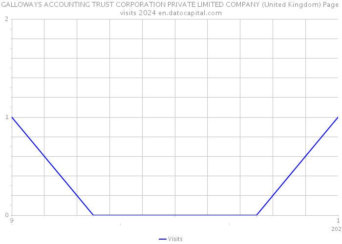 GALLOWAYS ACCOUNTING TRUST CORPORATION PRIVATE LIMITED COMPANY (United Kingdom) Page visits 2024 