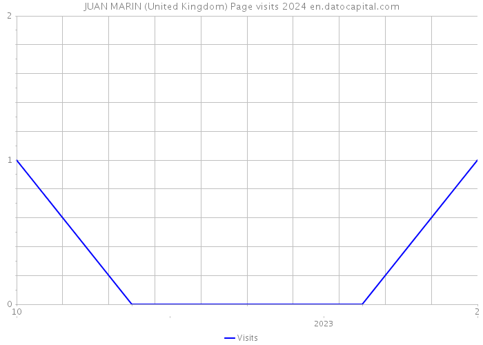 JUAN MARIN (United Kingdom) Page visits 2024 
