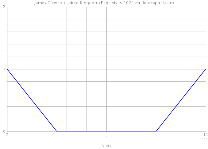James Clewett (United Kingdom) Page visits 2024 