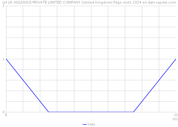 LH UK HOLDINGS PRIVATE LIMITED COMPANY (United Kingdom) Page visits 2024 