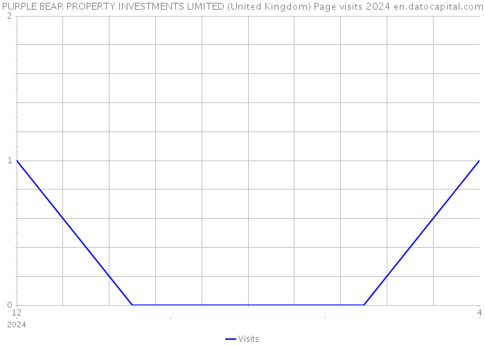 PURPLE BEAR PROPERTY INVESTMENTS LIMITED (United Kingdom) Page visits 2024 