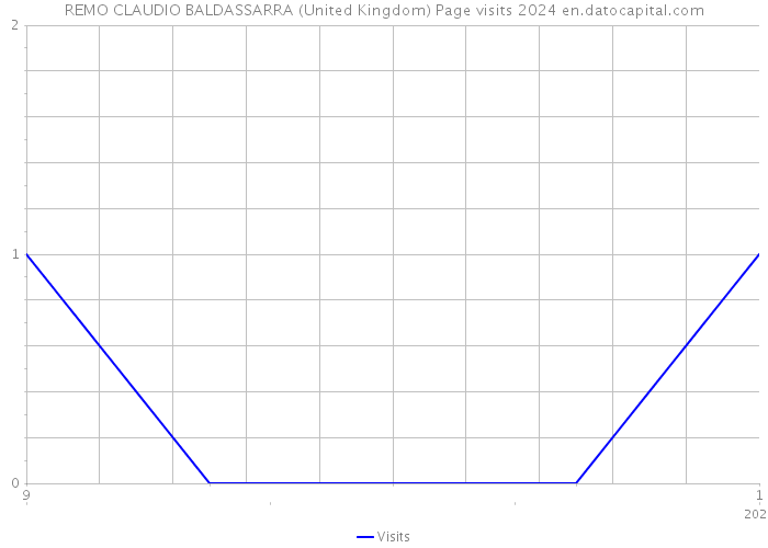 REMO CLAUDIO BALDASSARRA (United Kingdom) Page visits 2024 