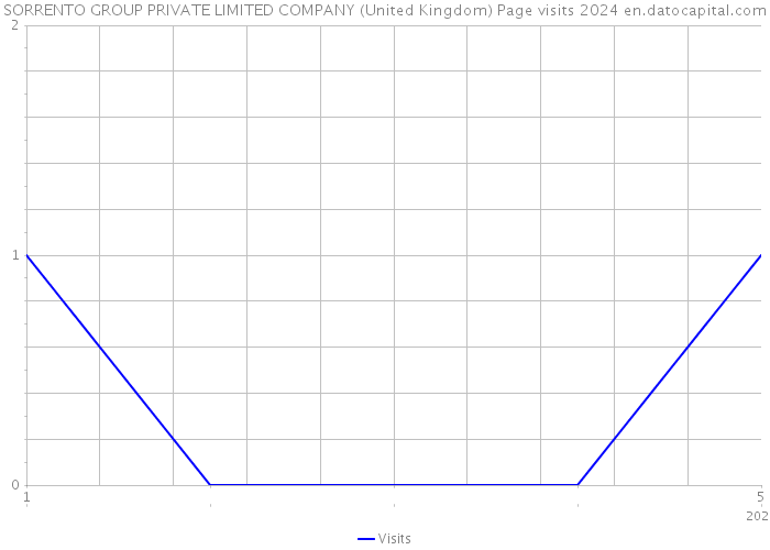 SORRENTO GROUP PRIVATE LIMITED COMPANY (United Kingdom) Page visits 2024 