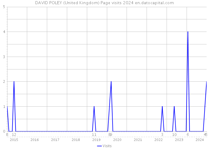 DAVID POLEY (United Kingdom) Page visits 2024 