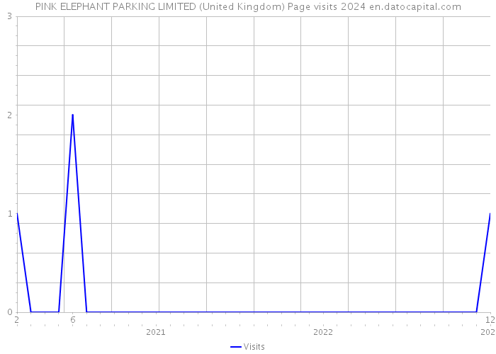 PINK ELEPHANT PARKING LIMITED (United Kingdom) Page visits 2024 