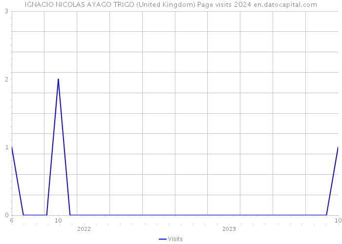 IGNACIO NICOLAS AYAGO TRIGO (United Kingdom) Page visits 2024 