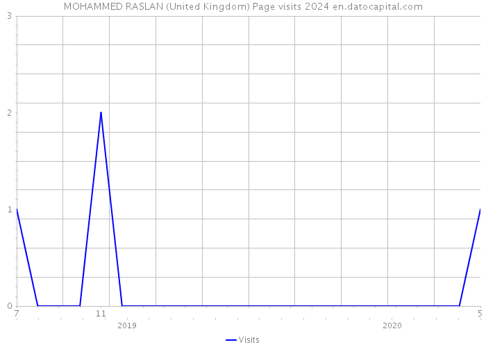 MOHAMMED RASLAN (United Kingdom) Page visits 2024 