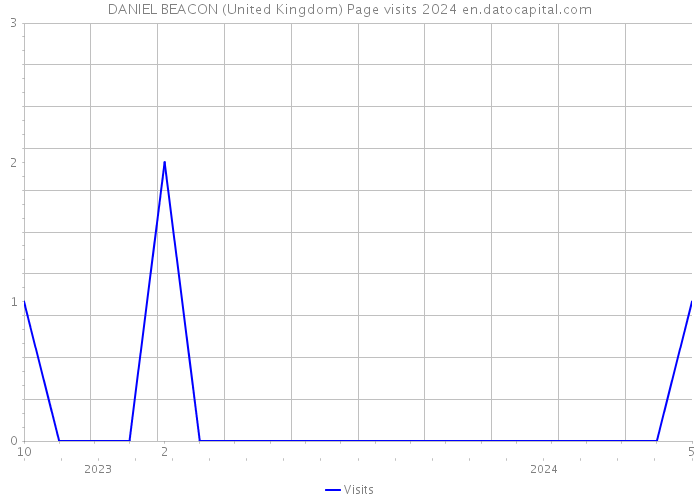 DANIEL BEACON (United Kingdom) Page visits 2024 