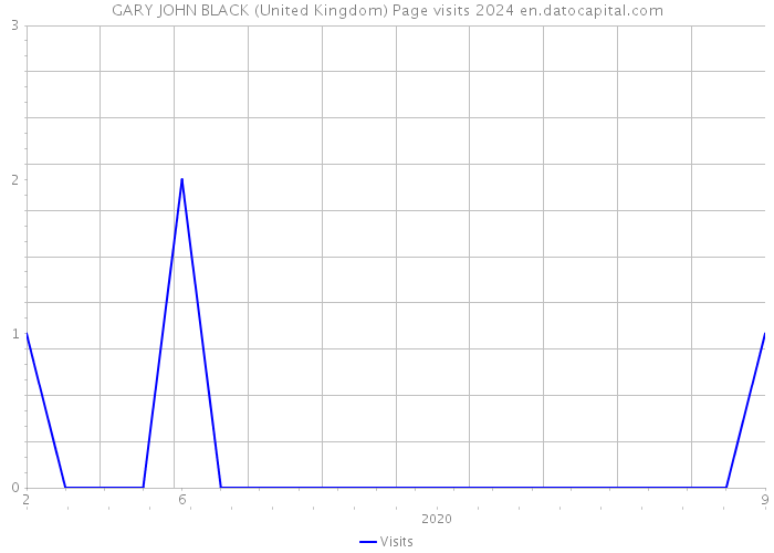 GARY JOHN BLACK (United Kingdom) Page visits 2024 