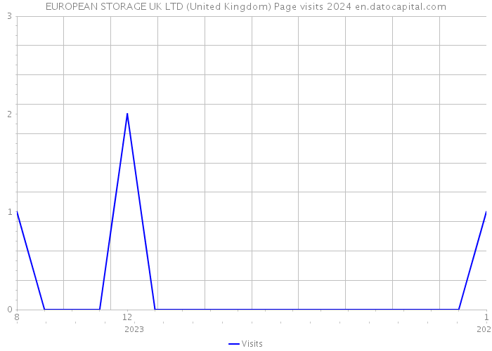 EUROPEAN STORAGE UK LTD (United Kingdom) Page visits 2024 