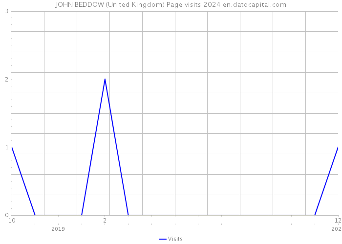 JOHN BEDDOW (United Kingdom) Page visits 2024 