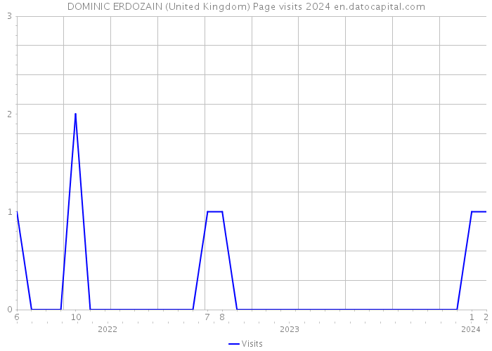 DOMINIC ERDOZAIN (United Kingdom) Page visits 2024 