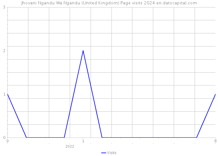 Jhovani Ngandu Wa Ngandu (United Kingdom) Page visits 2024 