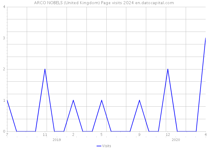 ARCO NOBELS (United Kingdom) Page visits 2024 